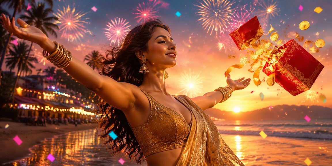 VIP members enjoying special offers by the Goa Beach
